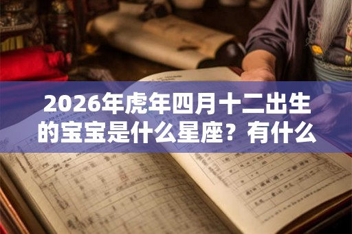 2026年虎年四月十二出生的宝宝是什么星座？有什么性格特点？