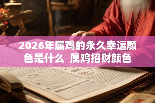 2026年属鸡的永久幸运颜色是什么 属鸡招财颜色 2026年属鸡的永久幸运颜色是什么 属鸡招财颜色