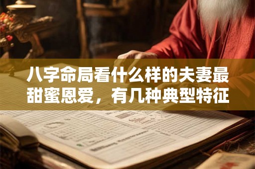 八字命局看什么样的夫妻最甜蜜恩爱，有几种典型特征？