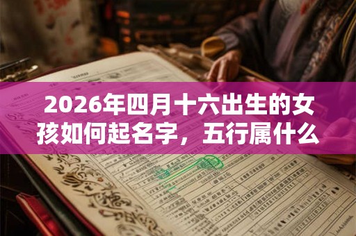 2026年四月十六出生的女孩如何起名字，五行属什么