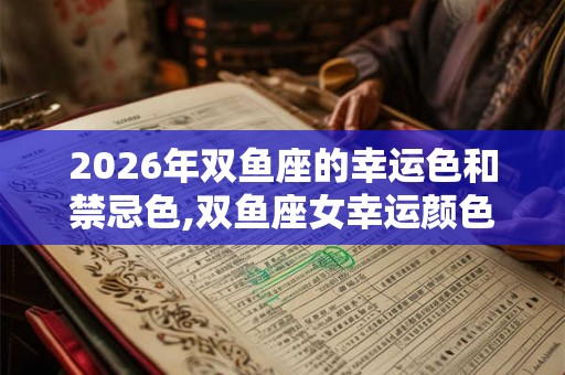 2026年双鱼座的幸运色和禁忌色,双鱼座女幸运颜色是什么