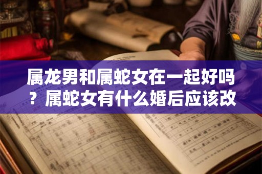 属龙男和属蛇女在一起好吗？属蛇女有什么婚后应该改正的坏毛病？