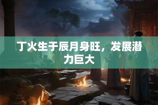 丁火生于辰月身旺，发展潜力巨大