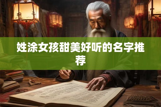 姓涂女孩甜美好听的名字推荐