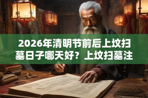 2026年清明节前后上坟扫墓日子哪天好？上坟扫墓注意事项？