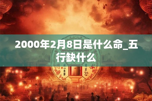 2000年2月8日是什么命_五行缺什么
