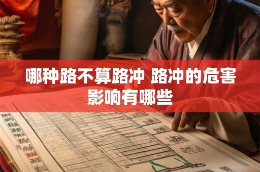 哪种路不算路冲 路冲的危害影响有哪些
