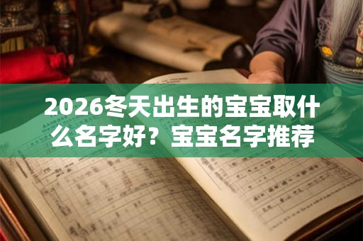 2026冬天出生的宝宝取什么名字好？宝宝名字推荐