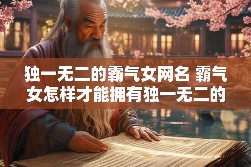 独一无二的霸气女网名 霸气女怎样才能拥有独一无二的网名 独一无二的霸气女网名 霸气女怎样才能拥有独一无二的网名