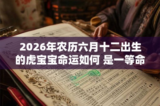 2026年农历六月十二出生的虎宝宝命运如何 是一等命吗