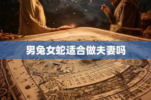 男兔女蛇适合做夫妻吗