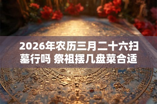 2026年农历三月二十六扫墓行吗 祭祖摆几盘菜合适