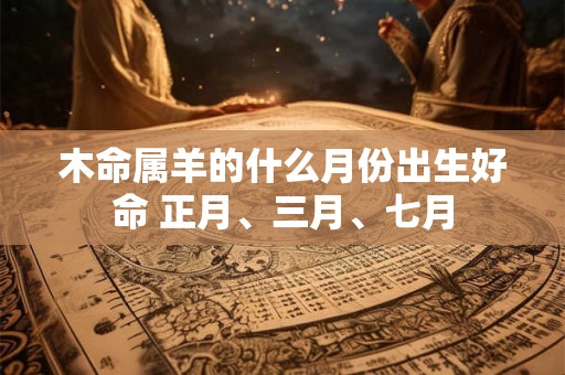 木命属羊的什么月份出生好命 正月、三月、七月