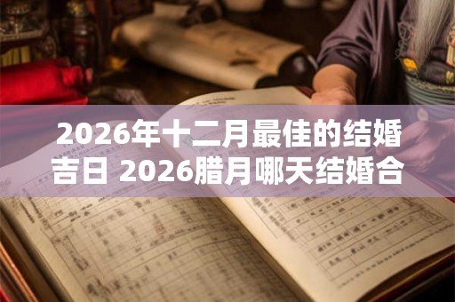 2026年十二月最佳的结婚吉日 2026腊月哪天结婚合适 2026年十二月最佳的结婚吉日 2026腊月哪天结婚合适
