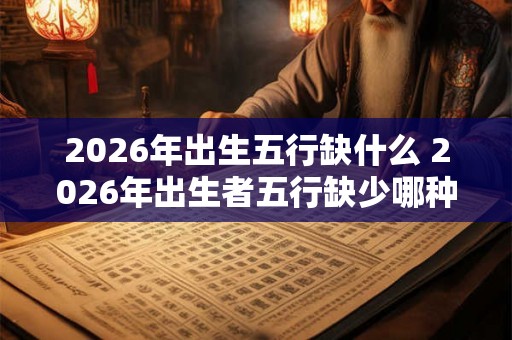 2026年出生五行缺什么 2026年出生者五行缺少哪种