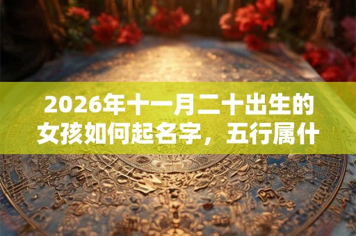 2026年十一月二十出生的女孩如何起名字，五行属什么