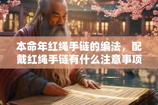 本命年红绳手链的编法,配戴红绳手链有什么注意事项? 本命年红绳手链的编法,配戴红绳手链有什么注意事项?