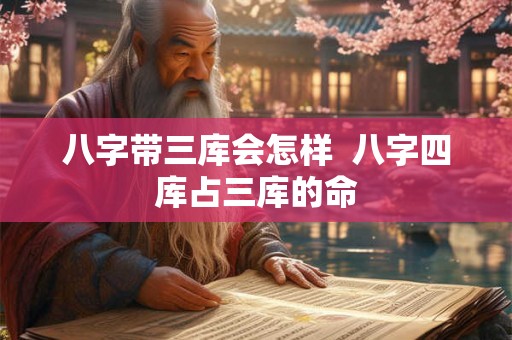 八字带三库会怎样  八字四库占三库的命