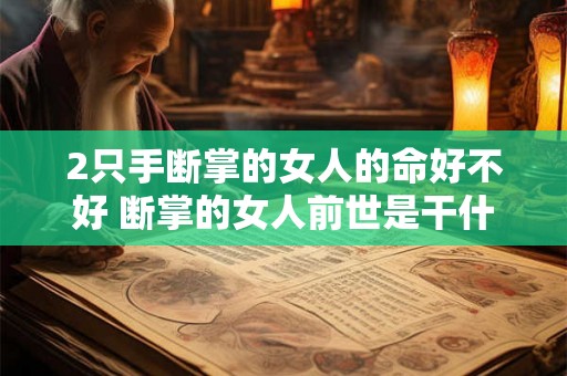 2只手断掌的女人的命好不好 断掌的女人前世是干什么的