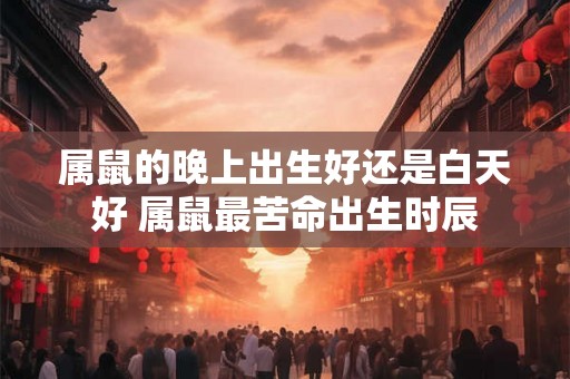 属鼠的晚上出生好还是白天好 属鼠最苦命出生时辰