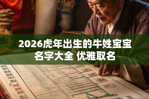 2026虎年出生的牛姓宝宝名字大全 优雅取名