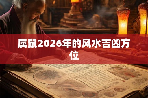 属鼠2026年的风水吉凶方位