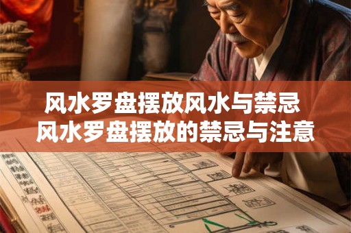 风水罗盘摆放风水与禁忌 风水罗盘摆放的禁忌与注意