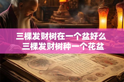三棵发财树在一个盆好么 三棵发财树种一个花盆 三棵发财树在一个盆好么 三棵发财树种一个花盆