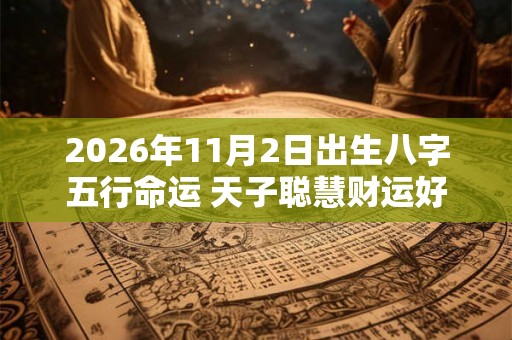 2026年11月2日出生八字五行命运 天子聪慧财运好