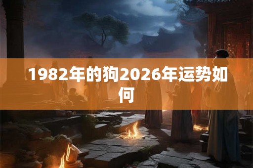 1982年的狗2026年运势如何