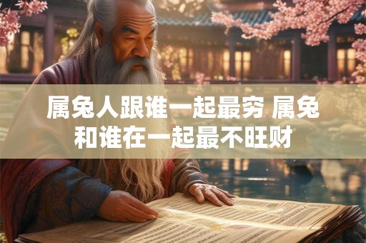属兔人跟谁一起最穷 属兔和谁在一起最不旺财 属兔人跟谁一起最穷 属兔和谁在一起最不旺财