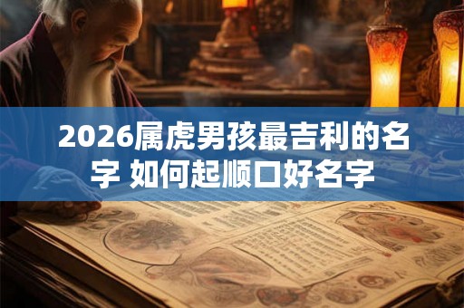 2026属虎男孩最吉利的名字 如何起顺口好名字 2026属虎男孩最吉利的名字 如何起顺口好名字