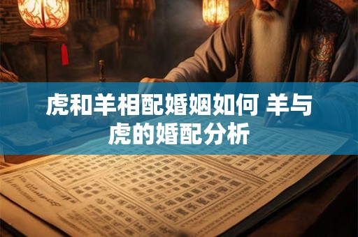 虎和羊相配婚姻如何 羊与虎的婚配分析 虎和羊相配婚姻如何 羊与虎的婚配分析