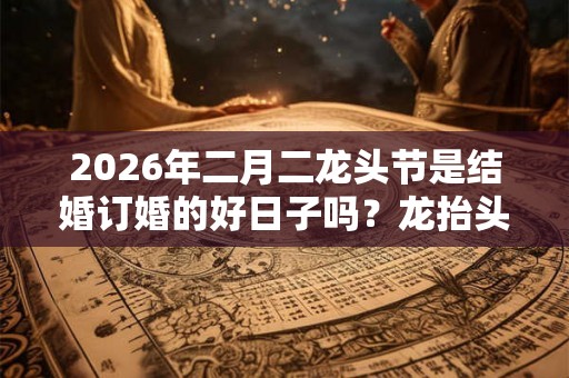 2026年二月二龙头节是结婚订婚的好日子吗？龙抬头可以结婚和订婚吗？
