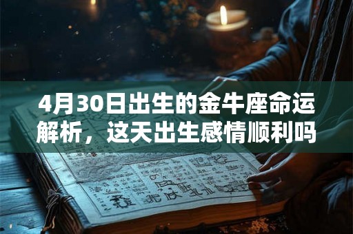 4月30日出生的金牛座命运解析,这天出生感情顺利吗? 4月30日出生的金牛座命运解析,这天出生感情顺利吗?