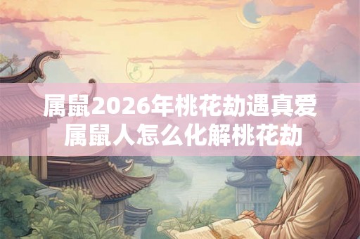 属鼠2026年桃花劫遇真爱 属鼠人怎么化解桃花劫