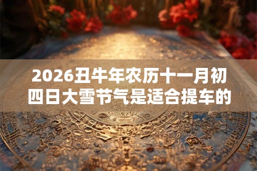 2026丑牛年农历十一月初四日大雪节气是适合提车的吗? 2026丑牛年农历十一月初四日大雪节气是适合提车的吗?
