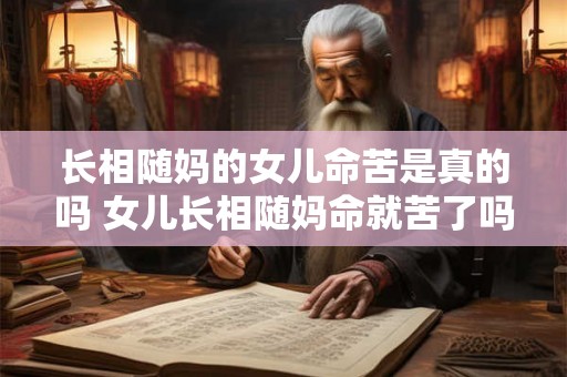 长相随妈的女儿命苦是真的吗 女儿长相随妈命就苦了吗