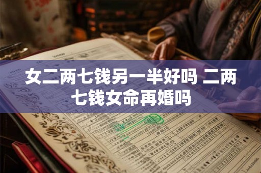 女二两七钱另一半好吗 二两七钱女命再婚吗 女二两七钱另一半好吗 二两七钱女命再婚吗