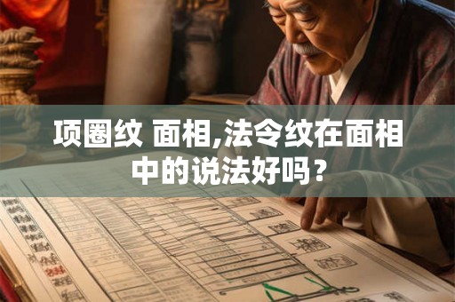 项圈纹 面相,法令纹在面相中的说法好吗？