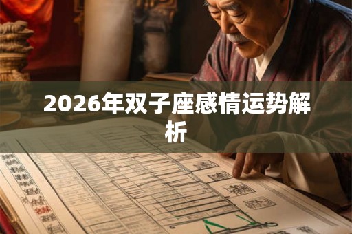 2026年双子座感情运势解析 2026年双子座感情运势解析