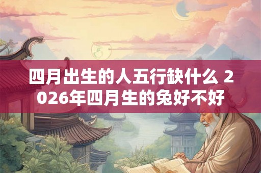 四月出生的人五行缺什么 2026年四月生的兔好不好 四月出生的人五行缺什么 2026年四月生的兔好不好