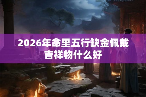 2026年命里五行缺金佩戴吉祥物什么好 2026年命里五行缺金佩戴吉祥物什么好