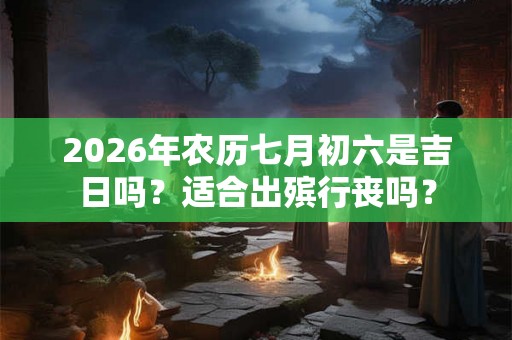 2026年农历七月初六是吉日吗？适合出殡行丧吗？