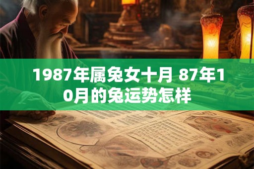 1987年属兔女十月 87年10月的兔运势怎样 1987年属兔女十月 87年10月的兔运势怎样
