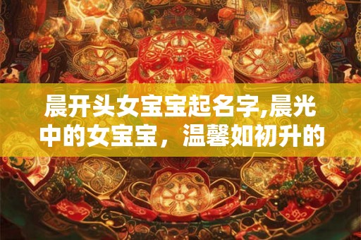 晨开头女宝宝起名字,晨光中的女宝宝，温馨如初升的太阳