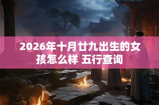 2026年十月廿九出生的女孩怎么样 五行查询 2026年十月廿九出生的女孩怎么样 五行查询
