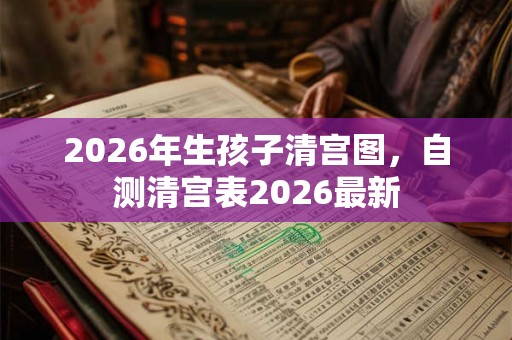 2026年生孩子清宫图，自测清宫表2026最新