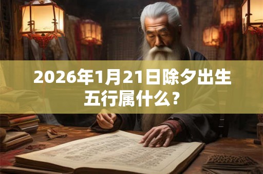 2026年1月21日除夕出生五行属什么？