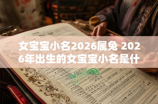 女宝宝小名2026属兔 2026年出生的女宝宝小名是什么